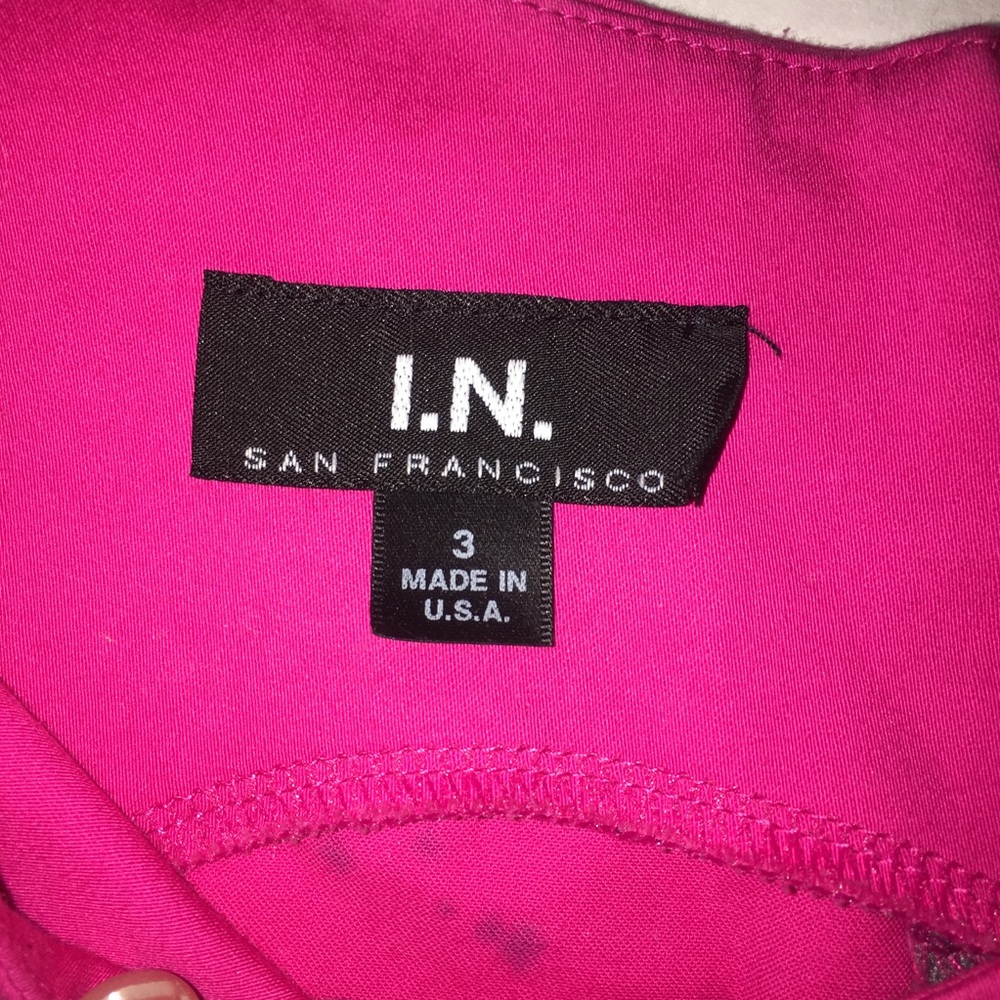 90s Vintage bright pink dress with pockets 0 - Picture 5 of 8
